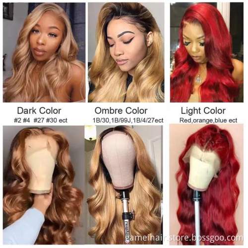 Raw Brazilian Cuticle Aligned Virgin Human Hair Full HD 4x4 5x5 Swiss Lace Closure Pre Plucked Body Wave Wig Lace Frontal Wig